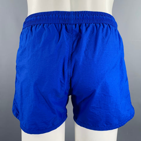 AMI by ALEXANDRE MATTIUSSI Size S Blue Polyamide Drawstring Shorts