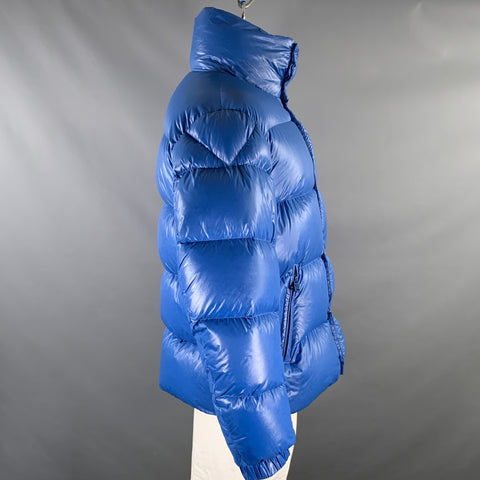 MONCLER GENIUS Veste matelassée en polyamide bleu-vert Taille XXL