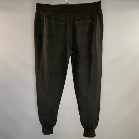 TOM FORD Size 36 Black Viscose Polyamide Sweatpants Casual Pants