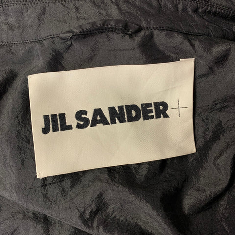 Manteau JIL SANDER Taille 44 Noir Polyamide Soie Bouton Pression
