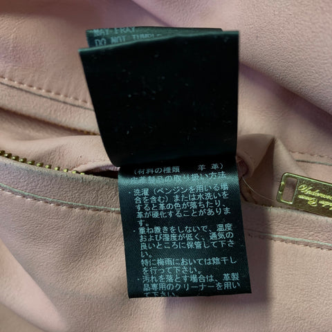 UNDERCOVER Size M Pink Leather Reversible Jacket
