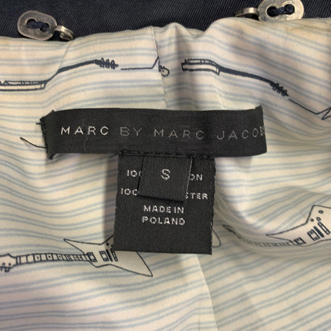 MARC by MARC JACOBS Taille S Manteau zippé en coton noir