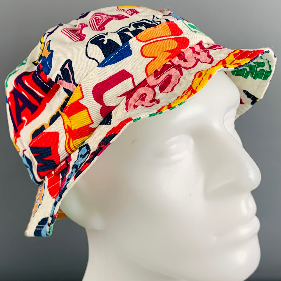 HYSTERIC GLAMOUR Talla M/L Sombrero de pescador con estampado multicolor