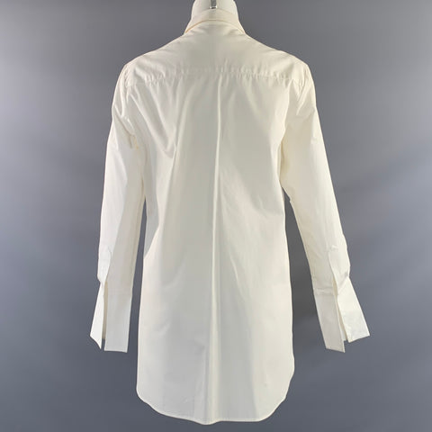 FIGUE Size S White Gold Cotton Dress Top