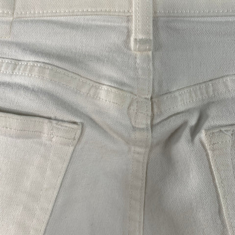 RAG & BONE Size 29 White Cotton Blend Skinny Five Pockets Button Fly Jeans