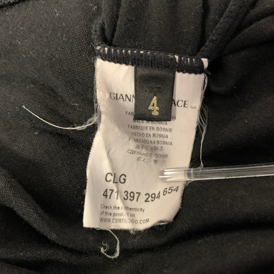 VERSACE Size M Black Modal Blend Muscle Sleeveless T Shirt