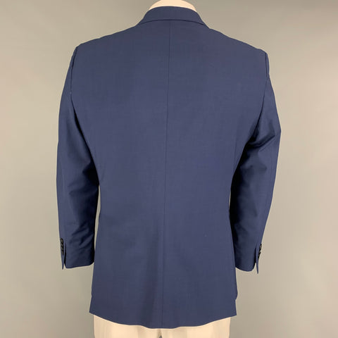 JOHN VARVATOS * U.S.A. Size 40 Blue Wool Sport Coat