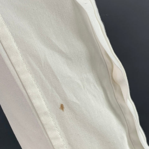SAINT LAURENT Size 4 White Cotton Button Up Shirt
