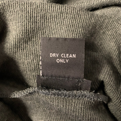 DANIEL CLEARY Size M Green Grey Knit Wool Turtleneck Pullover