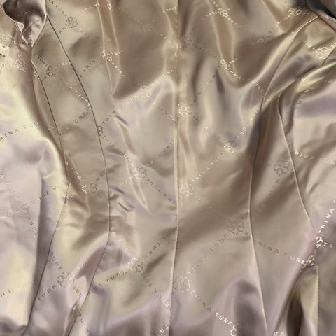 TRINA TURK Size 0 Tan Wool Cashmere Shawl Collar Snaps Coat