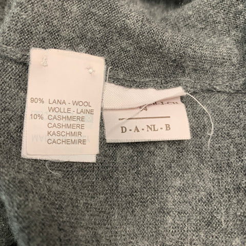 BRUNELLO CUCINELLI Taille 44 Pull boutonné en laine et cachemire gris
