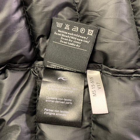 KJUS Size XL Black Quilted Polyester Zip Up Jacket