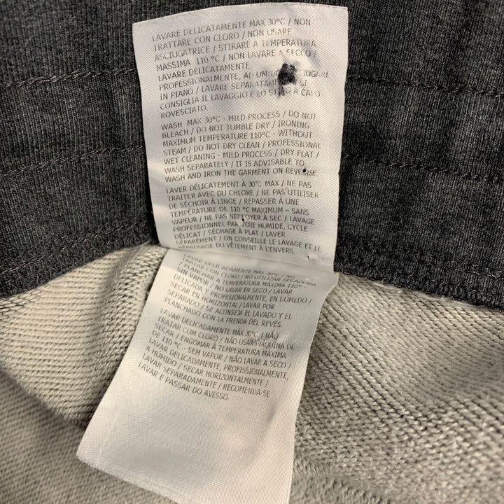 MONCLER Size XL Grey Heather Cotton Joggers Casual Pants