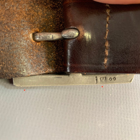 Ceinture JOHN VARVATOS en cuir marron taille 38