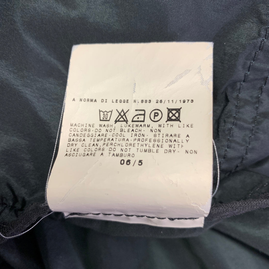 CoSTUME NATIONAL Size S Green Black Iridescent Polyester Jacket