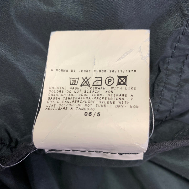 CoSTUME NATIONAL Size S Green Black Iridescent Polyester Jacket