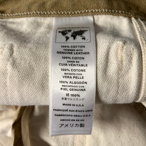 THE SEVEN CONTINENTS Size 30 Cream Cotton Carpenter Pants