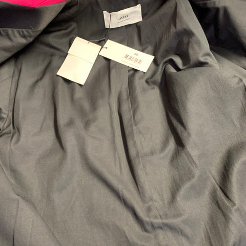 AMI by ALEXANDRE MATTIUSSI Size 40 Fuchsia Pink Black Wool Peak Lapel Sport Coat