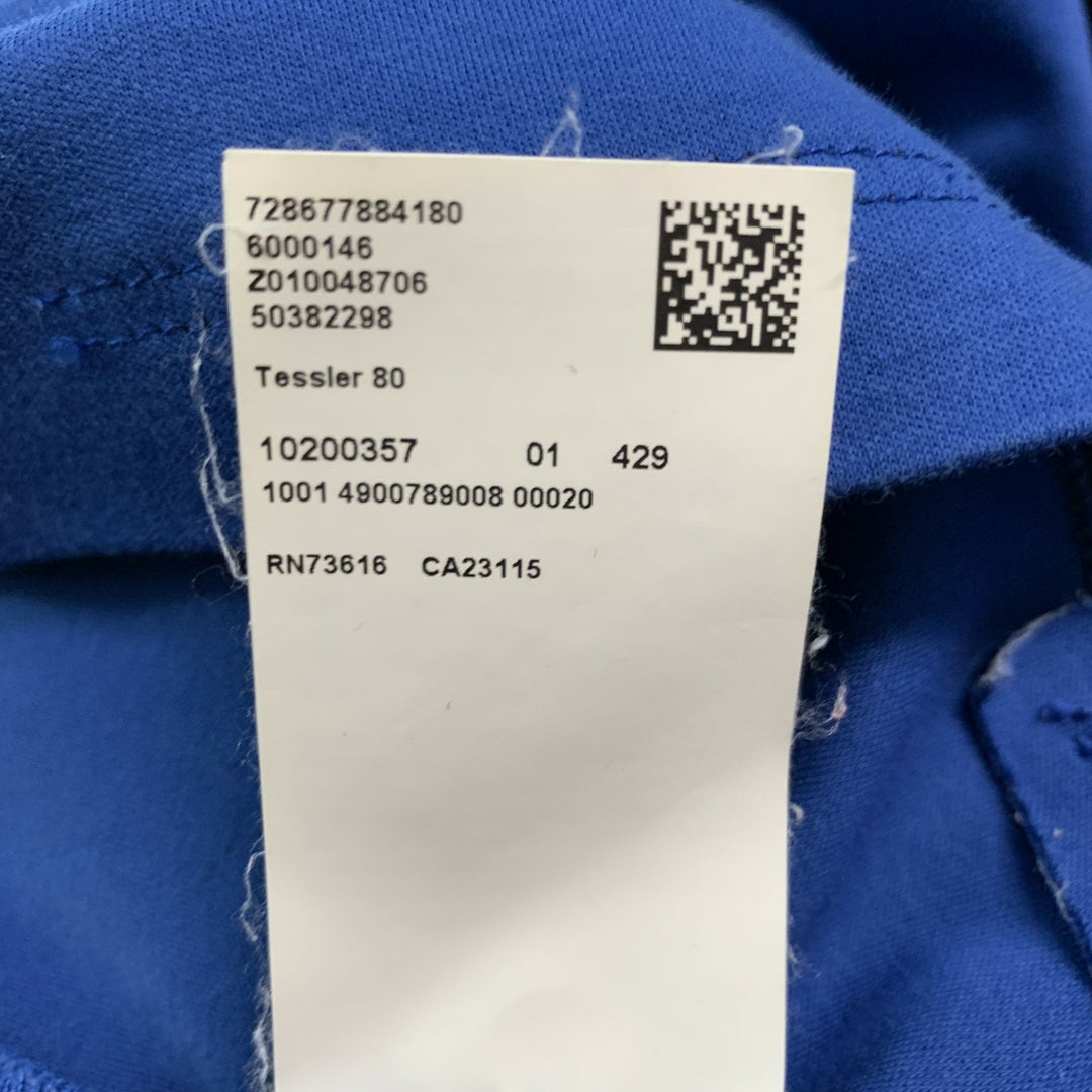 HUGO BOSS Size L Blue Cotton Short Sleeve T-shirt