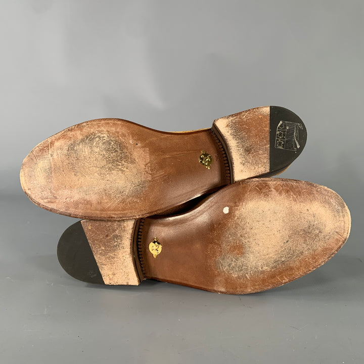 Size 6 Le Yucca's Tan Suede Loafer Flats