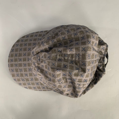 ANONYMOUS ISM Size One Size Grey Geometric Cotton Hats