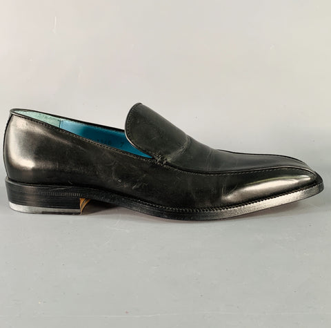 DOLCE & GABBANA Size 8 Black Leather Slip On Loafers