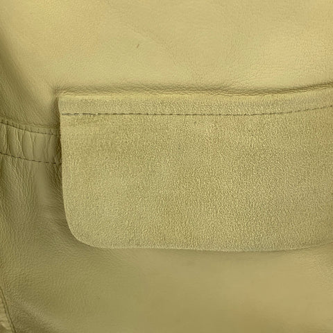 NO BRAND Size S Yellow Suede Reversible Jacket Blazer