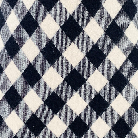 RALPH LAUREN Size 10 Black Cream Wool Buffalo Check Strapless Maxi Dress