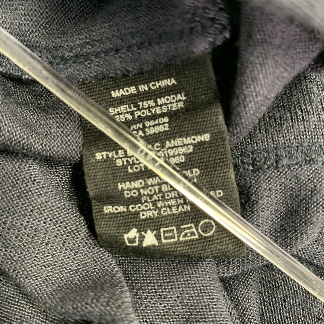 THEORY Size S Navy Modal Blend Short Sleeve Polo