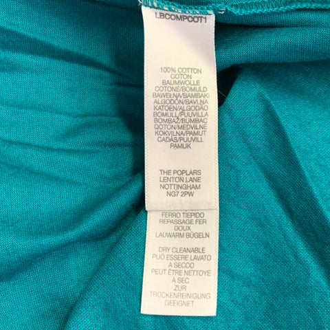 PAUL SMITH Size XL Green Multi Color Contrast Trim Cotton One Pocket Short Sleeve T-shirt