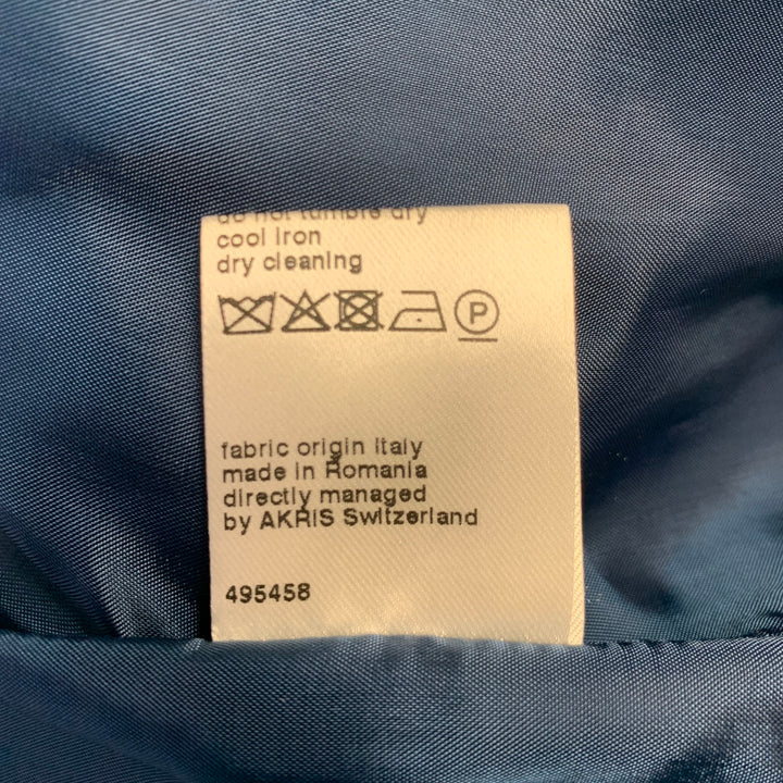AKRIS Size M Blue Knit Sport Coat