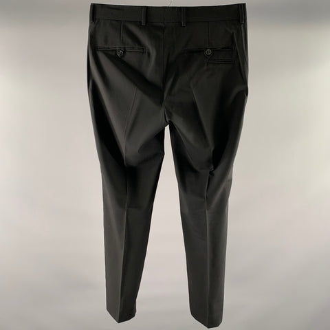 TIGER Size 32 Black Wool Blend Dress Pants