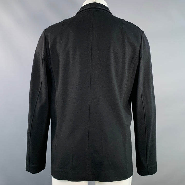 RAG & BONE Size M Black Viscose Blend Twill Chore Jacket