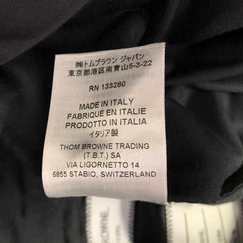 THOM BROWNE Size 2 Green Cotton Cuffed Shorts