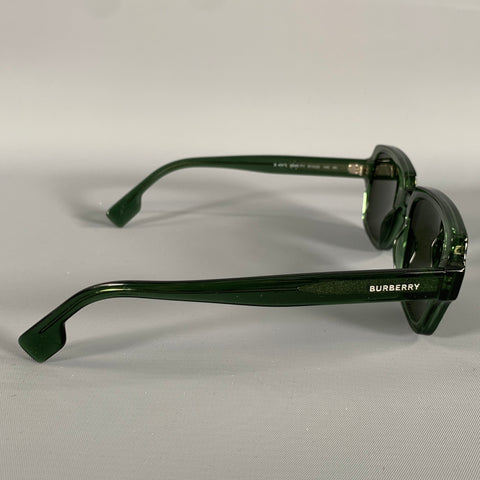 BURBERRY Size One Size Green Olive See Through Sunglasses