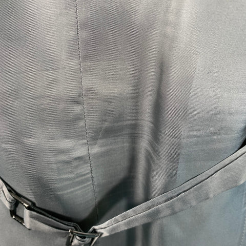 ASTOR & BLACK Size 44 Grey White Glenplaid Sport Coat Vest Set