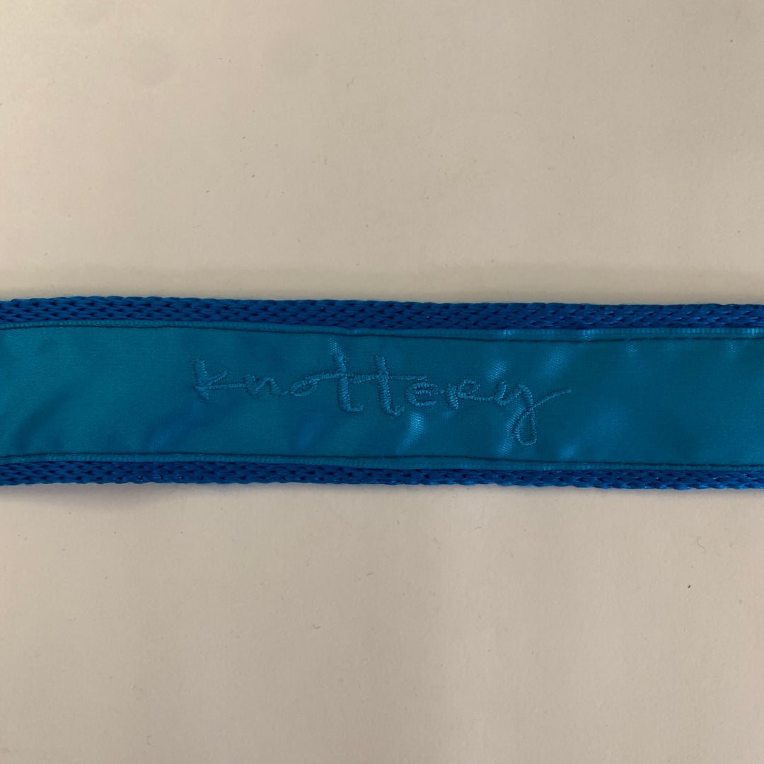 KNOTTERY Blue Knit Silk Tie