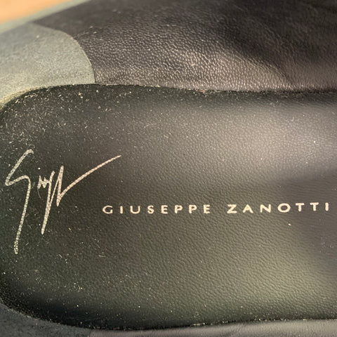 GIUSEPPE ZANOTTI Size 11 Camel Suede Slip On Loafers