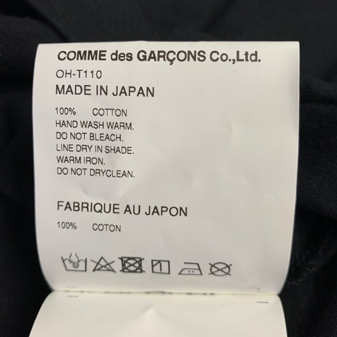 COMME des GARCONS PLAY Size S Black Cotton Oversized T-shirt