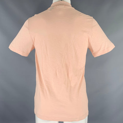 THEORY Size S -Bron Cosmos- Pink Cotton Polo