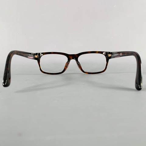 TOM FORD Brown Beige Tortoiseshell Acetate Frames
