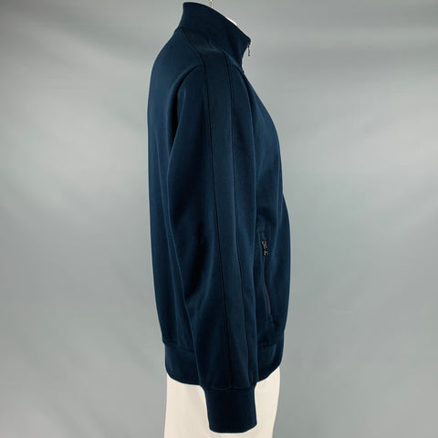 POLO by RALPH LAUREN Size L Navy Cotton Polyester Zip Up Sweatshirt