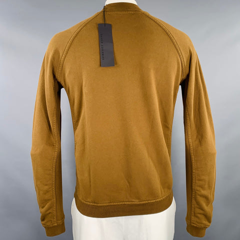 HAIDER ACKERMANN Size L Brown Cotton Blend Crew Neck Sweatshirt
