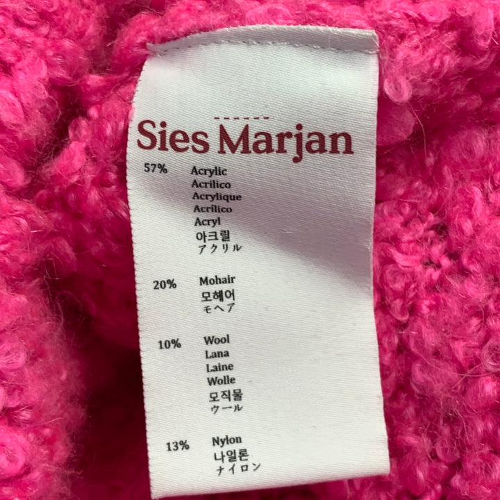 SIES MARJAN Size S Pink Acrylic Blend Knit Turtleneck Pullover