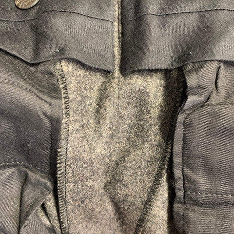 POLO BY RALPH LAUREN Size 38 Regular Grey Virgin Wool Double Breasted Peak Lapel Suit