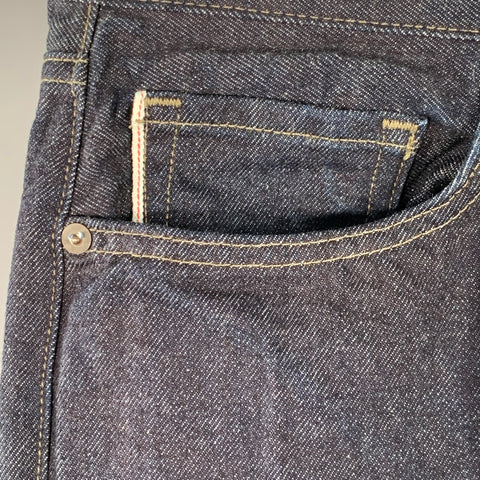 J.BRAND Taille 31 Jean Tyler Bleu Indigo en Coton Selvedge