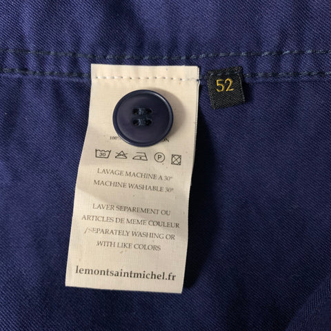 LE MONT ST.MICHEL Size L Navy Cotton Chore Jacket