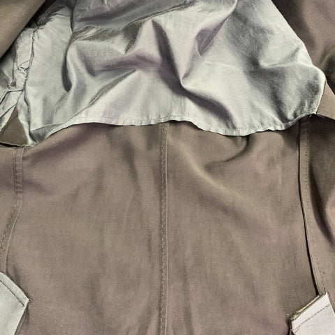 ACNE STUDIOS PE12 Taille 34 Veste Sport en Viscose Lin Coton Noir