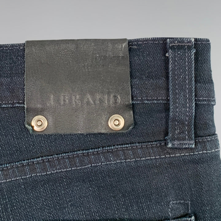 J.BRAND Size 32 Kane Black Cotton Blend Slim Jeans