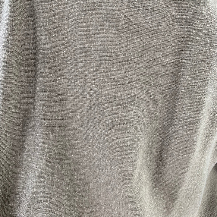 OUR LEGACY Size M Khaki Silk One Pocket Long Sleeve Shirt